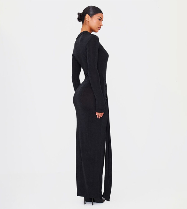 PrettyLittleThing  Clothing - Black Maxi Dresses