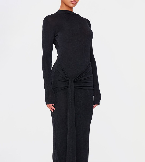 PrettyLittleThing  Clothing - Black Maxi Dresses