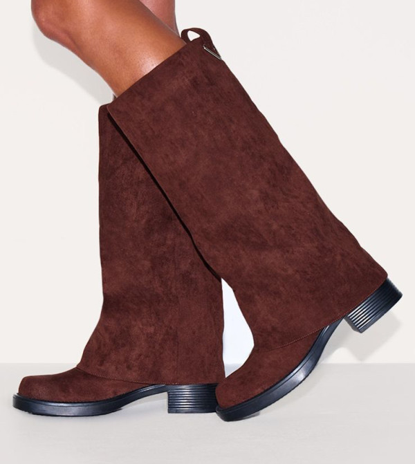 PrettyLittleThing PrettyLittleThing - Brown Knee length Boots