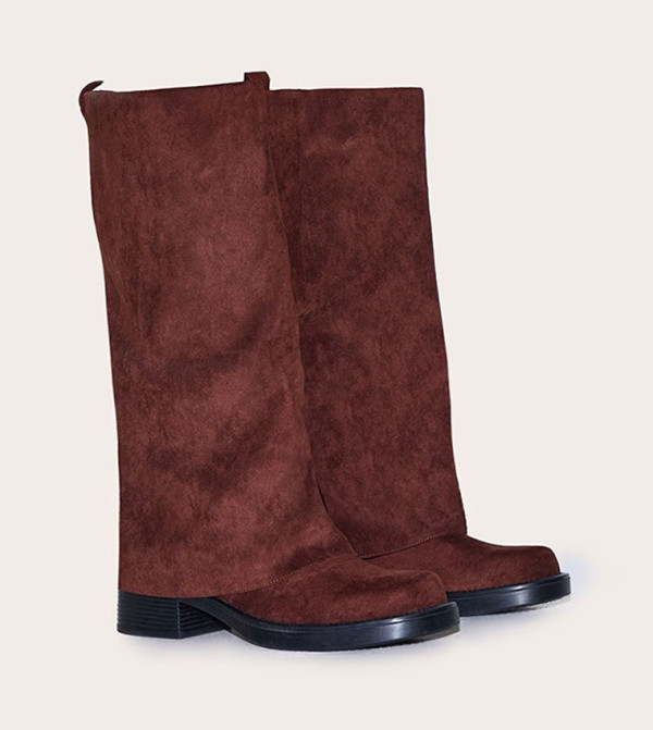 PrettyLittleThing PrettyLittleThing - Brown Knee length Boots