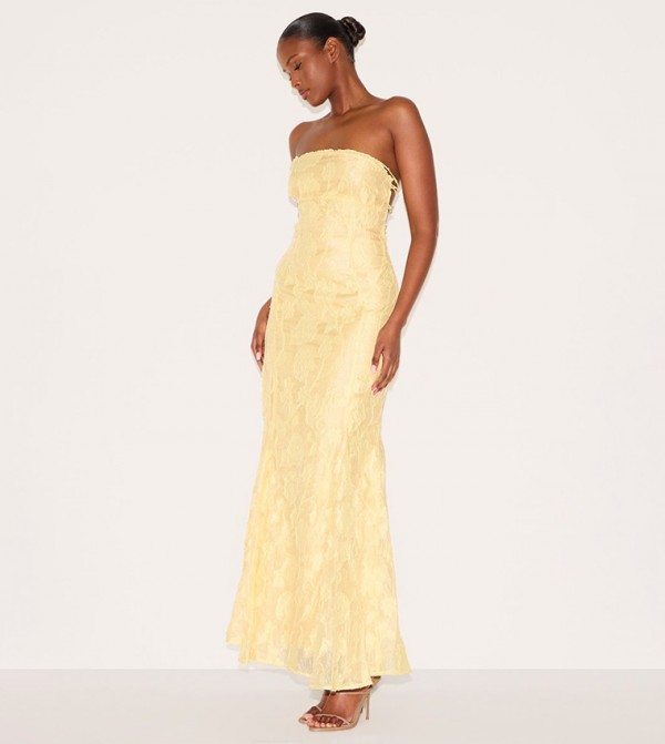 PrettyLittleThing  - Yellow Party Dresses