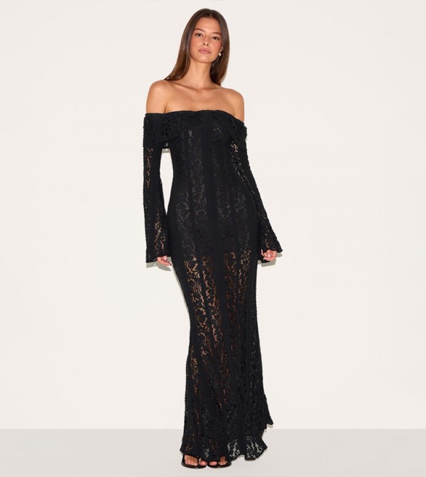 بريتي ليتل ثينغ فساتين - أسود Maxi Dresses