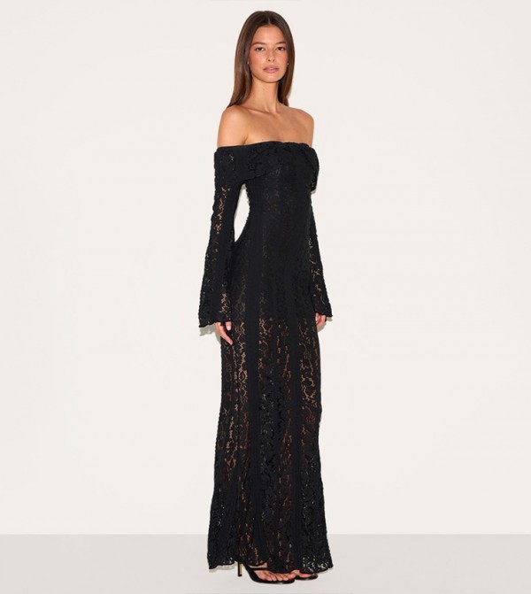 بريتي ليتل ثينغ فساتين - أسود Maxi Dresses