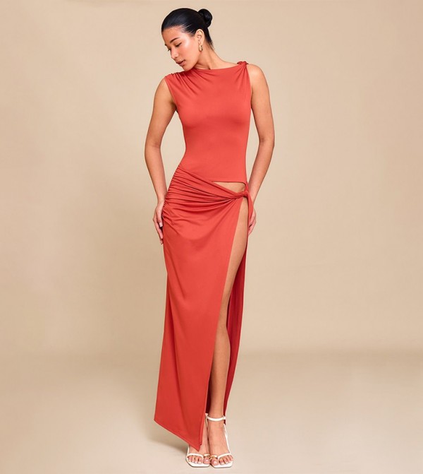 PrettyLittleThing PrettyLittleThing - Orange Party Dresses