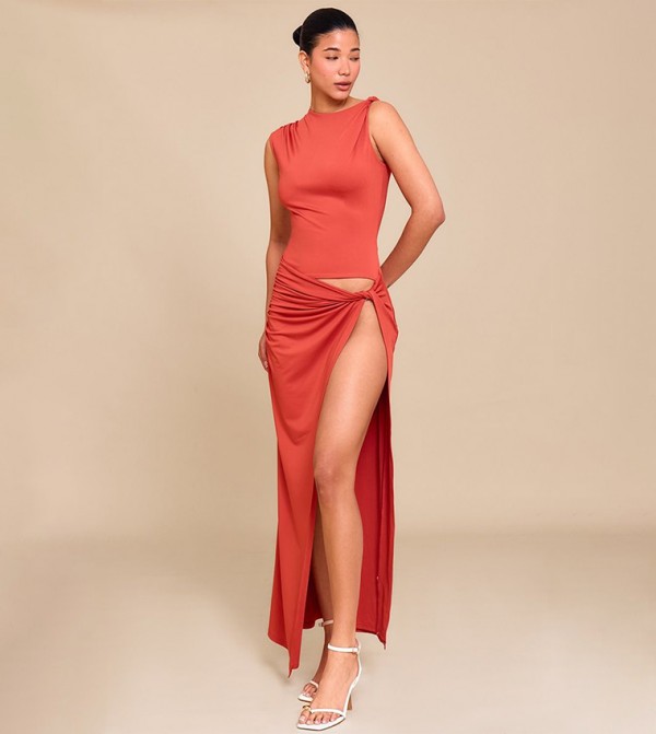 PrettyLittleThing PrettyLittleThing - Orange Party Dresses