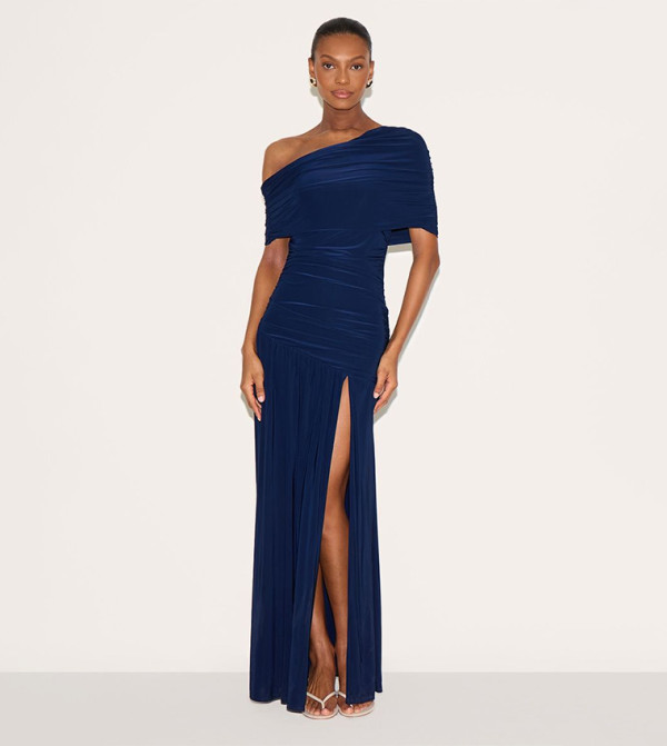 PrettyLittleThing  wedding-guest - Navy Party Dresses