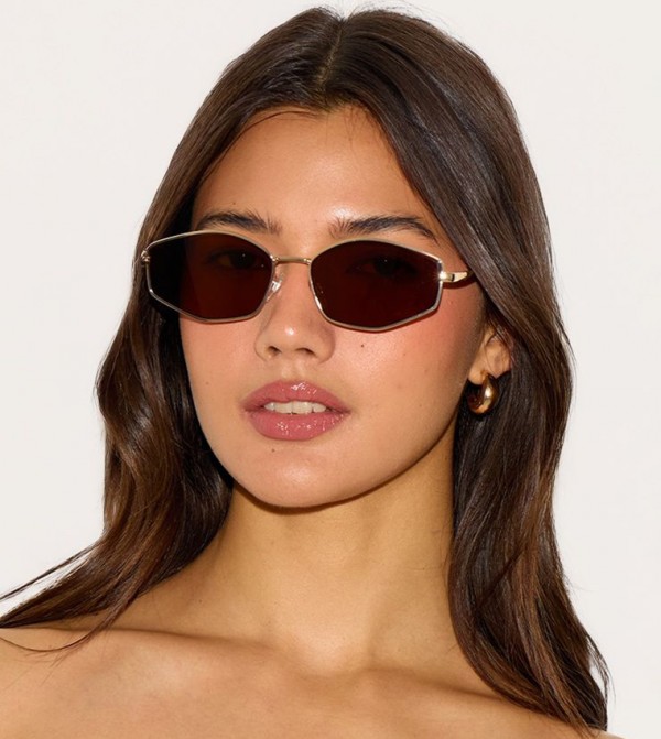 PrettyLittleThing  Sunglasses - Gold undefined