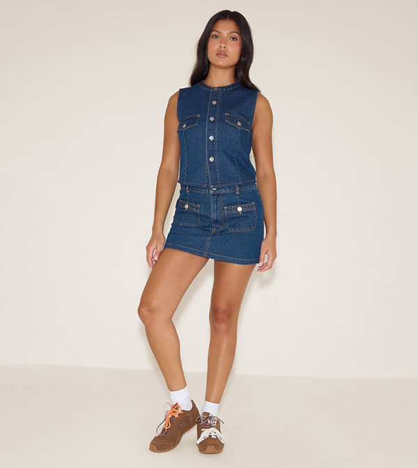 بريتي ليتل ثينغ بريتي ليتل ثينغ - أزرق Casual Tops