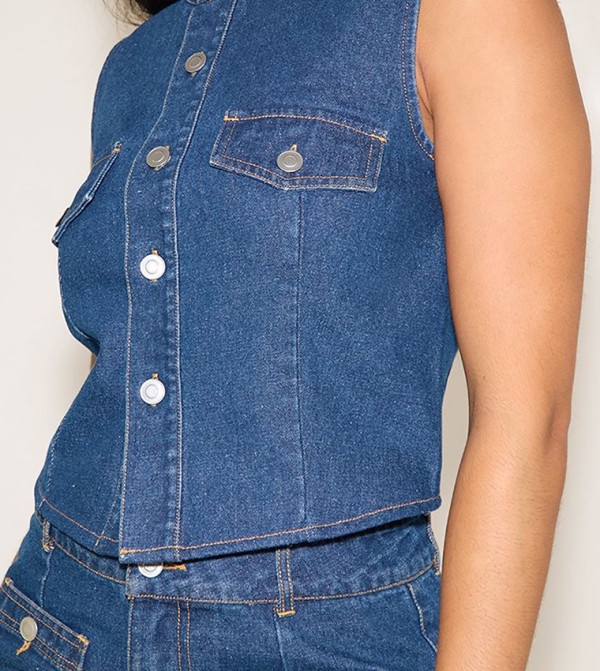 بريتي ليتل ثينغ بريتي ليتل ثينغ - أزرق Casual Tops