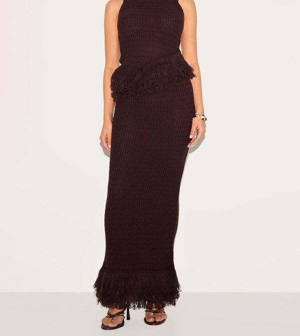 بريتي ليتل ثينغ بيرتي ليتل ثينغ - بني  Maxi Skirts