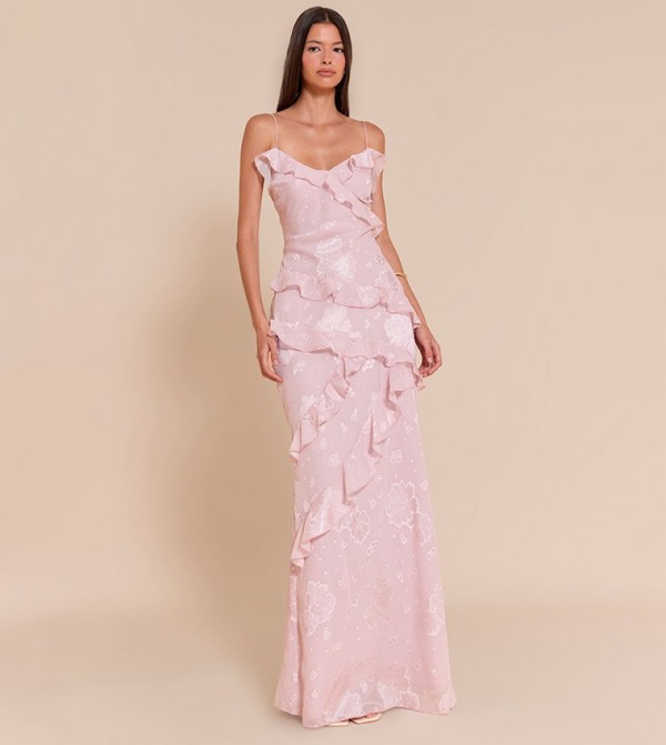 PrettyLittleThing PrettyLittleThing - Pink Maxi Dresses