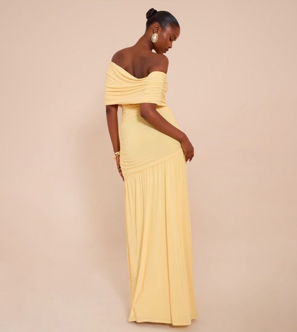 PrettyLittleThing  - Yellow Maxi Dresses