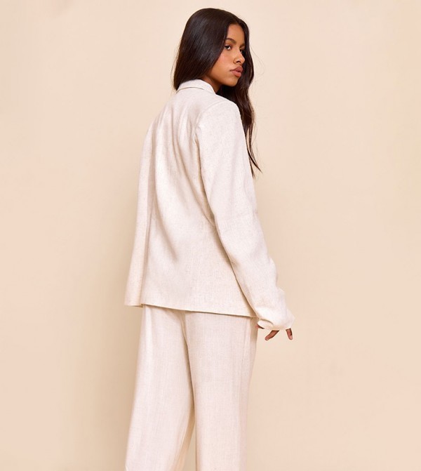 PrettyLittleThing PrettyLittleThing - Natural Blazers