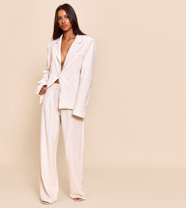 PrettyLittleThing PrettyLittleThing - Natural Blazers