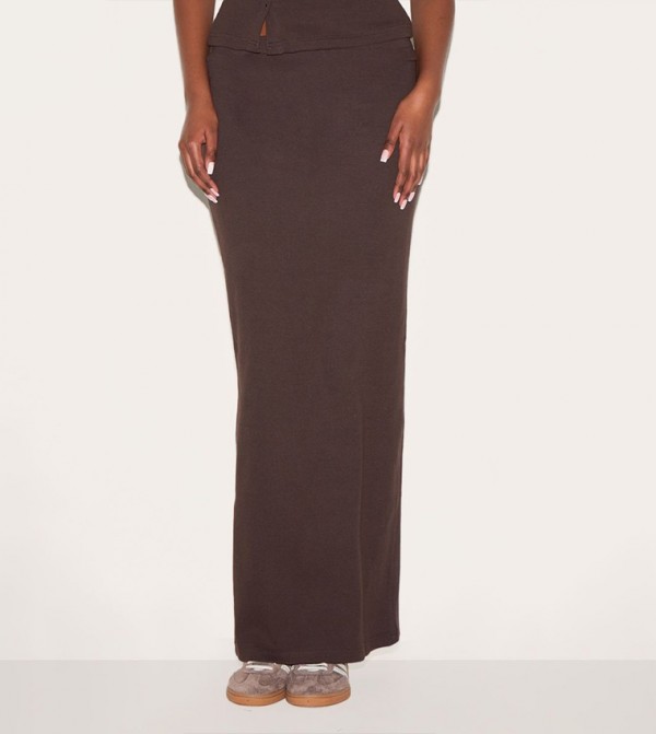 PrettyLittleThing PrettyLittleThing - Brown Maxi Skirts