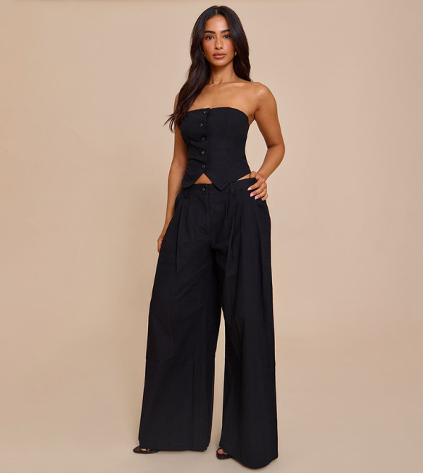 PrettyLittleThing PrettyLittleThing - Black Casual Pants