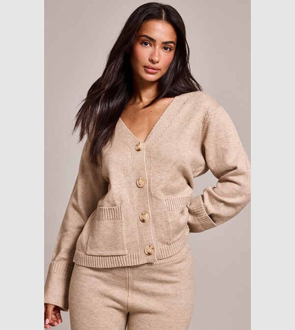 PrettyLittleThing PrettyLittleThing - LIGHT BEIGE Cardigans