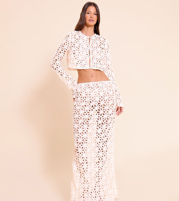 PrettyLittleThing PrettyLittleThing - Beige Maxi Skirts