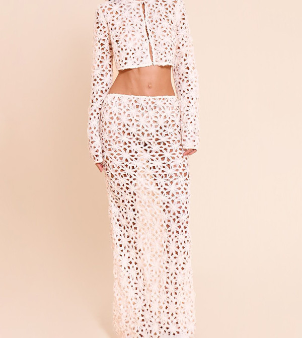 PrettyLittleThing PrettyLittleThing - Beige Maxi Skirts