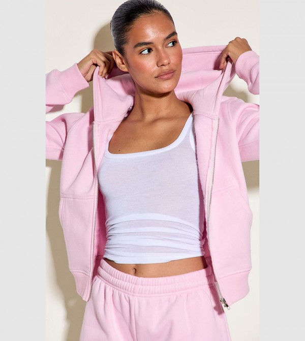 بريتي ليتل ثينغ جاكيتات ومعاطف - وردي جاكيتات كاجوال