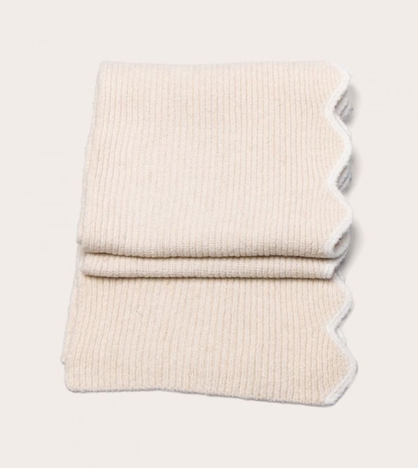 PrettyLittleThing Scarves - Beige Woven Scarves