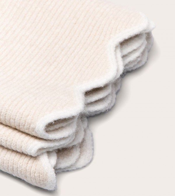 PrettyLittleThing Scarves - Beige Woven Scarves