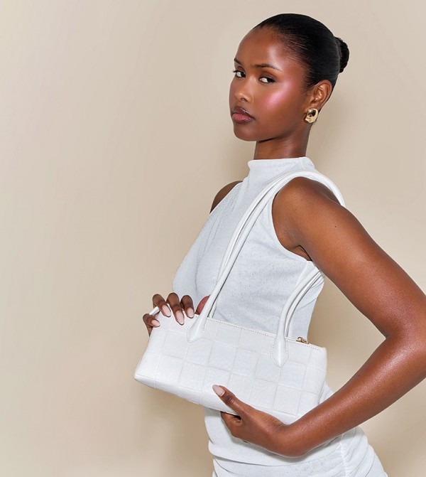 PrettyLittleThing  Bags - White Shoulder bags