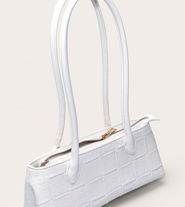 PrettyLittleThing  Bags - White Shoulder bags