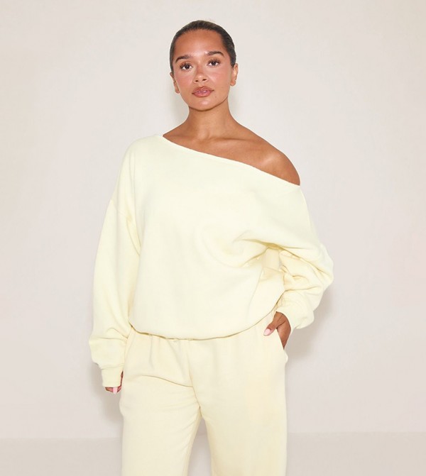 بريتي ليتل ثينغ سويتشيرت - أصفر بلوزات