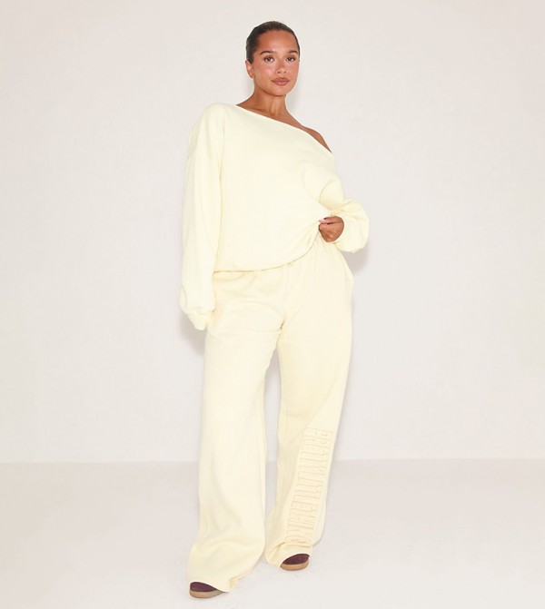 بريتي ليتل ثينغ سويتشيرت - أصفر بلوزات