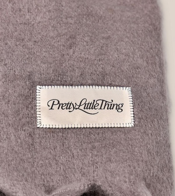 PrettyLittleThing Scarves - Grey Blanket Scarves
