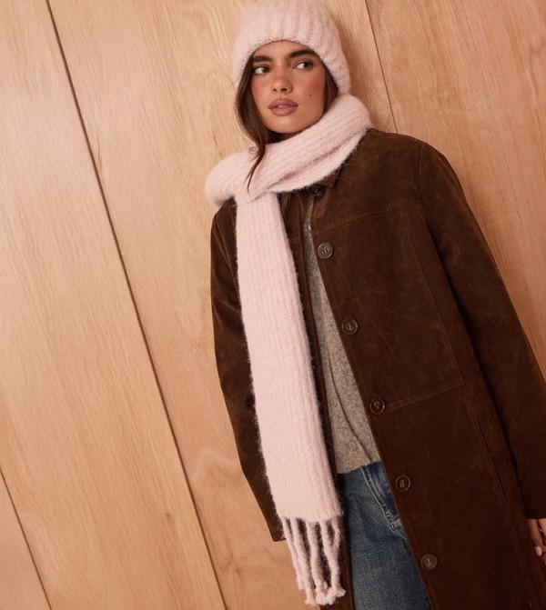 PrettyLittleThing Scarves - Pink Woven Scarves