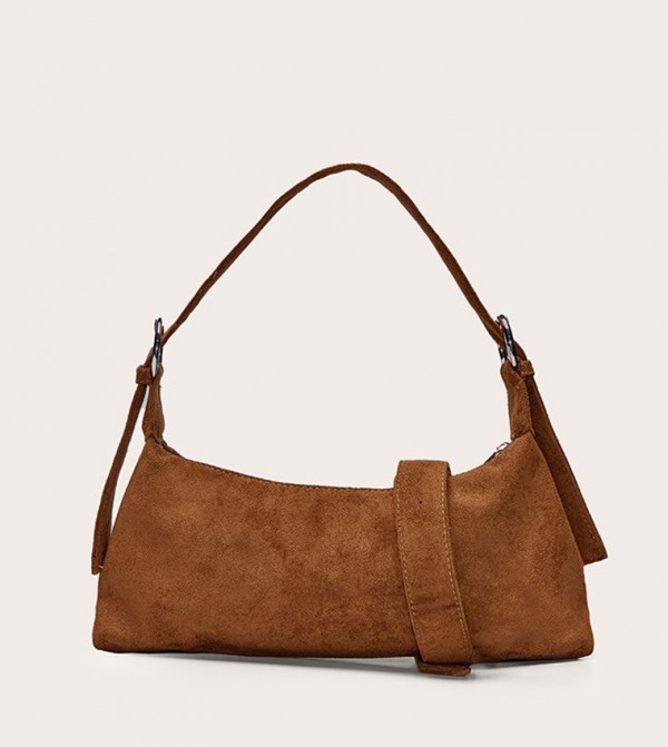 PrettyLittleThing  Bags - Brown Shoulder bags