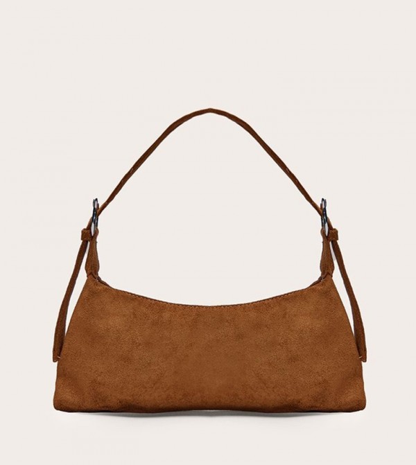 PrettyLittleThing  Bags - Brown Shoulder bags