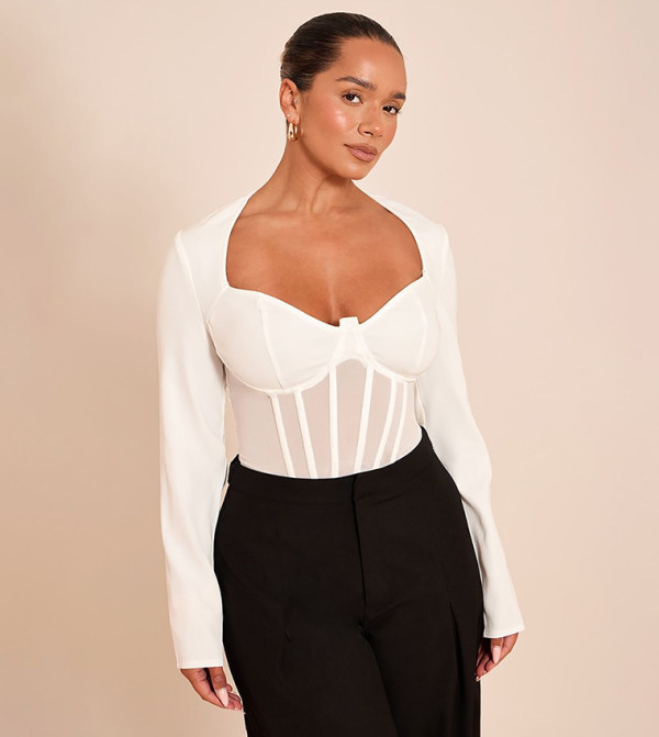 بريتي ليتل ثينغ  - كريمي  بدلة