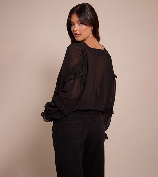 PrettyLittleThing PrettyLittleThing - Black Casual Tops