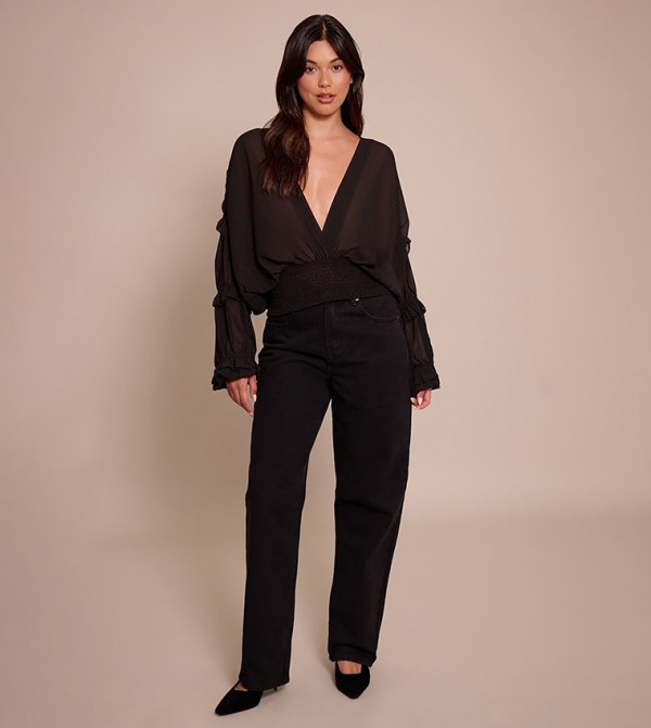 PrettyLittleThing PrettyLittleThing - Black Casual Tops