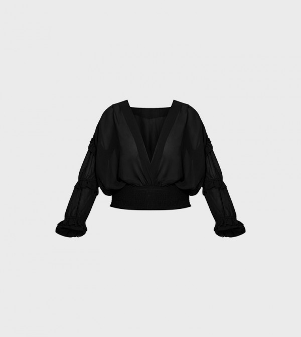 PrettyLittleThing PrettyLittleThing - Black Casual Tops