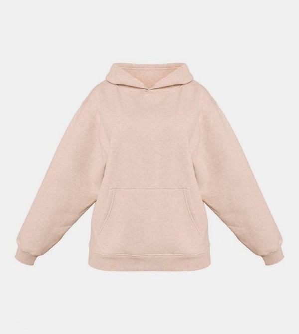 PrettyLittleThing Hoodies & Sweatshirts - Beige Hoodies