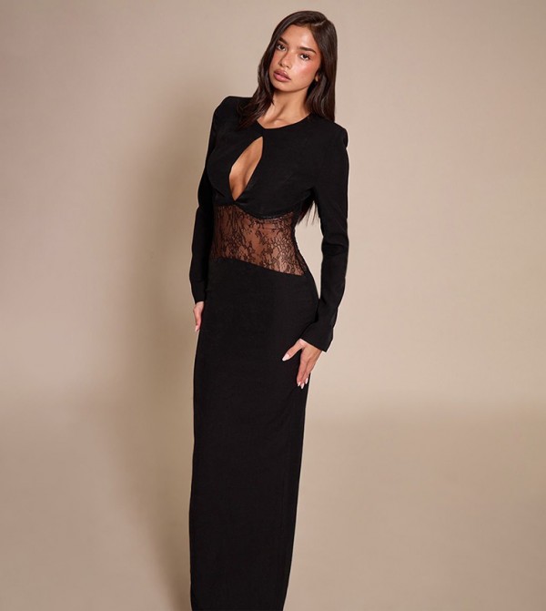 بريتي ليتل ثينغ  فساتين - أسود Maxi Dresses