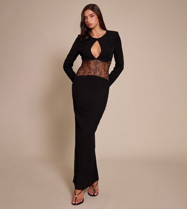 بريتي ليتل ثينغ  فساتين - أسود Maxi Dresses