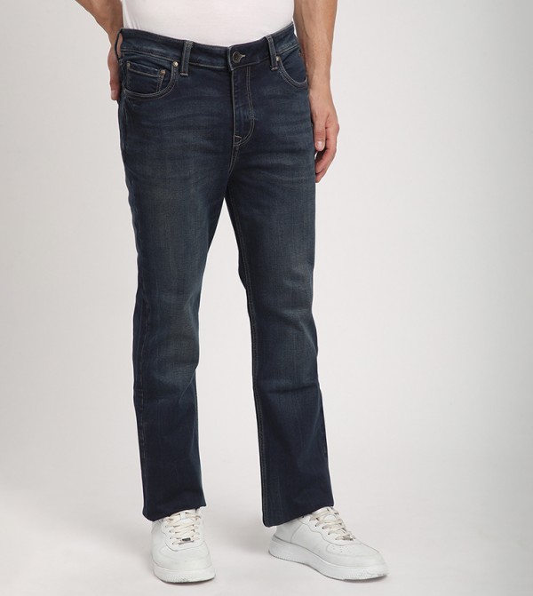 بيفرلي هيلز بولو كلوب  بناطيل جينز - أزرق غامق  Relaxed Jeans