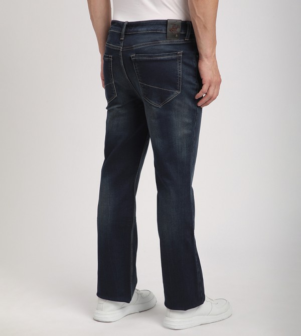 بيفرلي هيلز بولو كلوب  بناطيل جينز - أزرق غامق  Relaxed Jeans