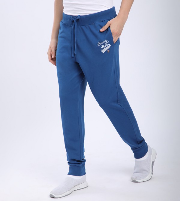 Beverly Hills Polo Club  Pants & Chinos - Blue Joggers