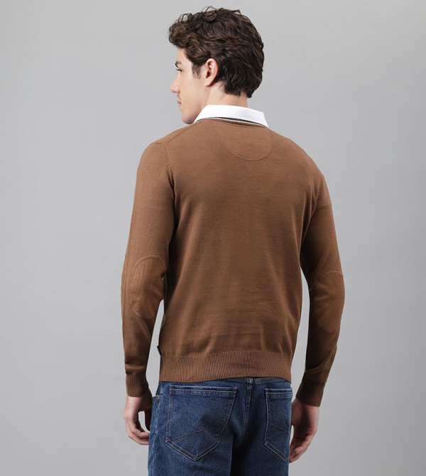Beverly Hills Polo Club  Clothing - Brown Sweater