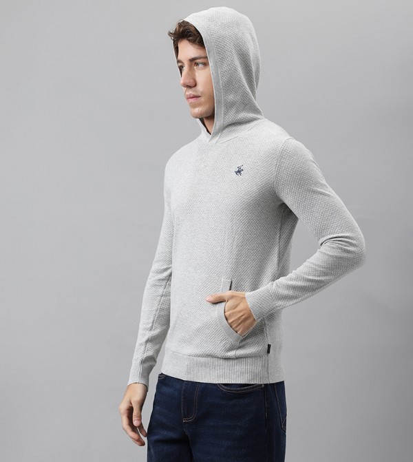 Beverly Hills Polo Club Hoodies - Grey Hoodies