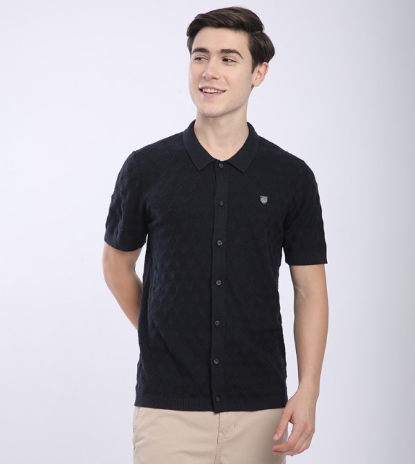بيفرلي هيلز بولو كلوب  - أسود Short Sleeves