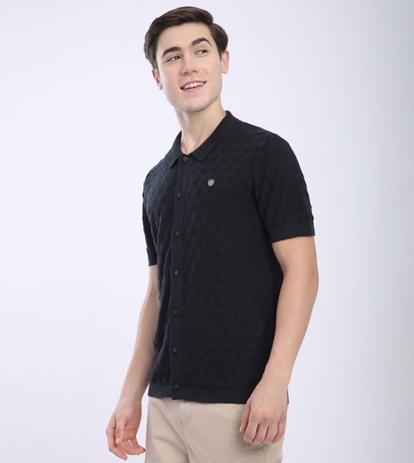 بيفرلي هيلز بولو كلوب  - أسود Short Sleeves