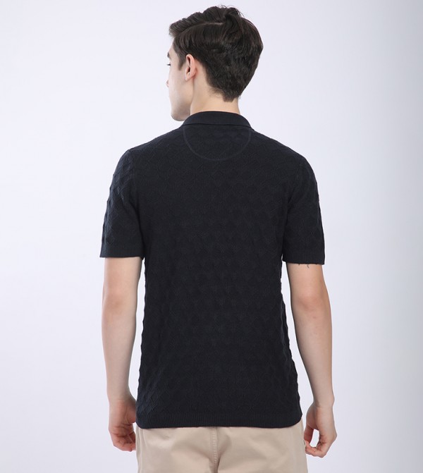 بيفرلي هيلز بولو كلوب  - أسود Short Sleeves