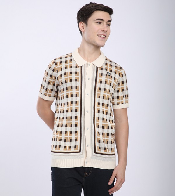 بيفرلي هيلز بولو كلوب  قمصان - أوف وايت  Short Sleeves